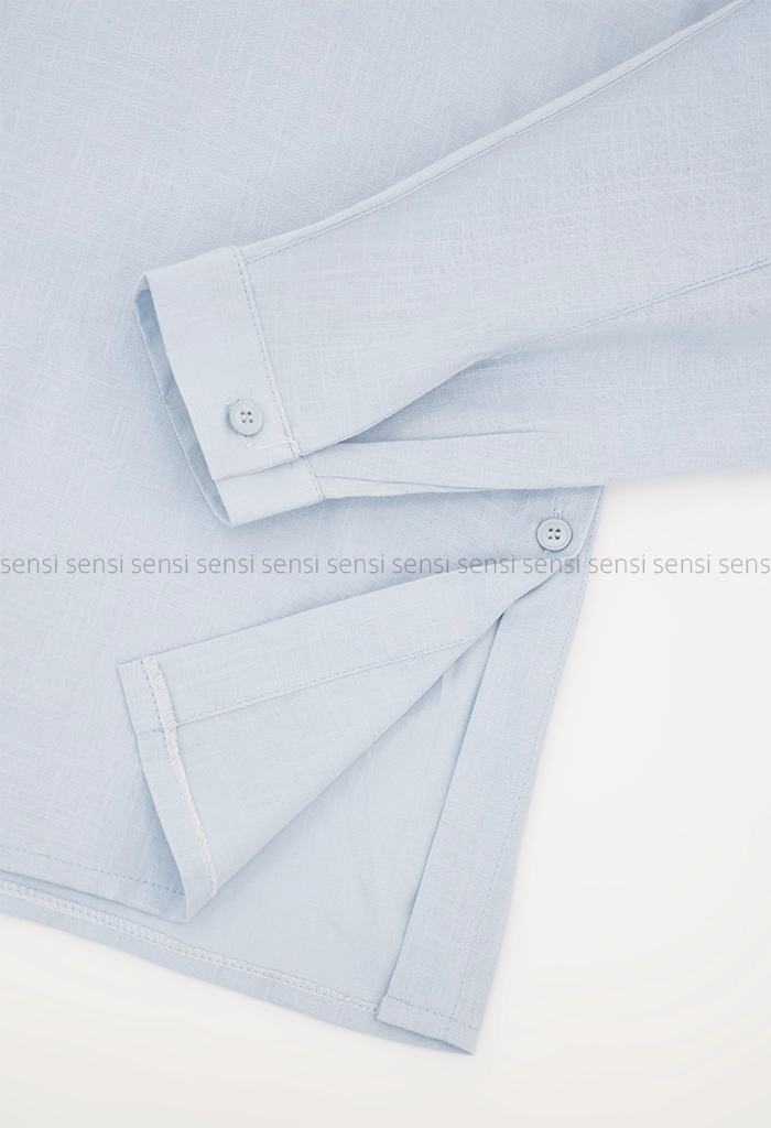 شومیز کراپ بغل دکمه کد1005301